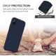 thumbnail image 3 of iPhone Xs Case, iPhone X Case, Liquid Silicone Soft Gel Rubber Slim Cover Microfiber Cloth Lining Cushion Shockproof Full Body Protective Case for iP, 3 of 4
