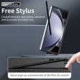 thumbnail image 3 of ShellTech for Samsung Galaxy Z Fold 7 Hard PC Slim Case with Stylus,with Pen Holder + Front Screen Protector Film + Anti-Slip Matte Case Full Body Shockproof Compatible with MagSafe,Black, 3 of 7