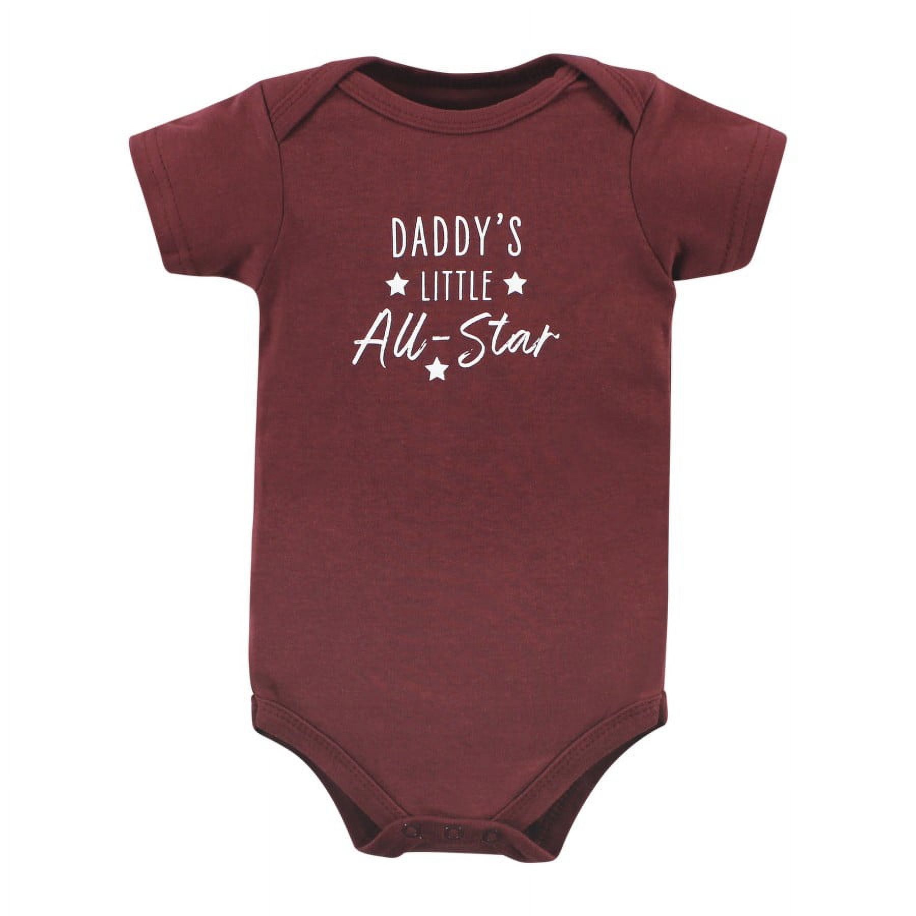 Hudson Baby Short Sleeve Bodysuits, 5-Pack, Newborn- 24 Months