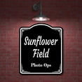 thumbnail image 2 of Sunflower Field Photo Ops BLACK Aluminium Composite Sign 8.5''x10'', 2 of 9