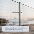 thumbnail image 6 of 50 Pcs T Post Clips Topboutique Metal Wire Fence Clips EZ Twist Preformed Galvanized Steel Tie Wire Pre-Cut Fence Ties for T-Posts/u-Posts for Farm And Garden Security, 6 of 8