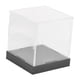 thumbnail image 2 of Vitrina acrílica de mostrador, caja cúbica, soporte de exhibición transparente y versátil para cosméticos y figuras de acción. Base de 20 cm x 10 cm, 2 of 8