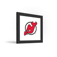 thumbnail image 4 of Gallery Pops NHL New Jersey Devils - Primary Logo Mark Wall Art, Black Framed Version, 12" x 12", 4 of 5