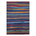 thumbnail image 2 of CAROMIO Area Rug Aesthetic Striped Geometric Non-Slip Throw Rugs Abstract Colorful Throw Carpet for Living Room Bedroom Indoor Soft Rug, 9' x 12' Blue, 2 of 5