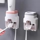 thumbnail image 5 of 1 dispensador automático de pasta de dientes para montaje en pared y soporte pequeño para cepillos de dientes, exprimidor de pasta de dientes para ducha familiar, baño, baño, regalo para niñ, 5 of 5