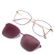 thumbnail image 1 of Gafas de sol para hombre y mujer Gafas de sol polarizadas dos en uno con atracción magnética Gafas de sol con imán para miopía Montura de gafas 7018, 1 of 6