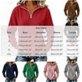 thumbnail image 4 of Otntypg Womens Half Zip Oversized Sweatshirts Lightweight Cozy Hoodless Top 2026 Trendy Long Sleeve Pullover Tops Y2k Fall Outfits with Pockets, 4 of 7