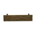 thumbnail image 4 of Pemberly Row V-Style 15x72" Wood Dining Bench in Jacobean Brown, 4 of 5
