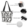 thumbnail image 4 of Balery Cartoon Penguin Bolsa de Hombro con Diseño, Bolsa Grande y Duradera, Bolsa Versátil para Compras, 4 of 6