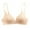 Beige, variant on Prolriy Wireless Bra, Student Girl Thin Solid Color Bra Underwear Bralette Bras for Women Beige L