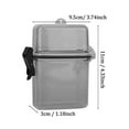 thumbnail image 3 of Waterproofs Diving Seal Box with Lanyard Hook Underwater Clear Floating Watertight Case for Surfing Canoes Kayak, 3 of 8
