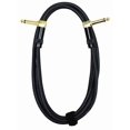 thumbnail image 1 of Audio2000'S ADC20413 1/4-inch TS Right-Angle to 1/4-Inch TS Right-Angle Audio Cable, Instrument Cable, Patch Cable, 6 Feet (Tip-to-Tip), 1 of 3