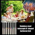 thumbnail image 3 of 32 Inch Extendable Marshmallow Roasting Sticks - Safe, Color-Coded, Easy to Clean, 8 Pack, 3 of 9