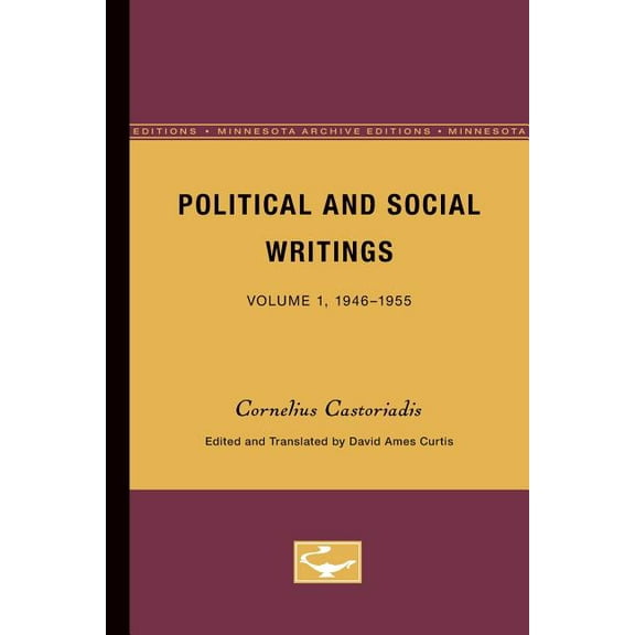 Political and Social Writings: Volume 1, 1946-1955, (Paperback)