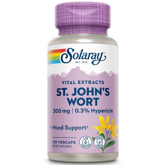 Solaray Vital Extracts, St. John's Wort, 300 mg, 120 VegCaps