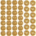thumbnail image 1 of Bolas de discoteca Craft Beads Loetere, 40 unidades, 20 mm, con diamantes de imitación dorados, 1 of 6