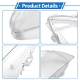 thumbnail image 4 of Ofertas Únicas 1 Par de Cubierta de Lente de Faro Frontal Izquierda Derecha para BMW 740i 2011-2012 No.63117228423 PC Claro, 4 of 7