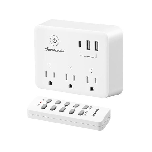 Salida de control remoto inalámbrica DEWENWILS 125V/15A/1875W