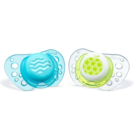 Chicco Orthodontic Flair Pacifier 6-12M Blue/Teal 2-Pack