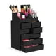 thumbnail image 1 of Sorbus Organizador de Maquillaje Acrílico - Porta Brochas y Cajones para Tocador/Baño - Vitrinas para Cosméticos con 3 Cajones Grandes, 4 Pequeños y 1 Bandeja para Brochas, 1 of 7