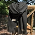 thumbnail image 3 of Summer scarf an oversized long light linen beach gauze shawl, 3 of 5