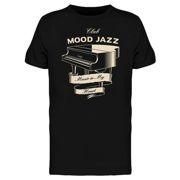Vintage Club Mood Jazz Tee Men's -Image by Shutterstock