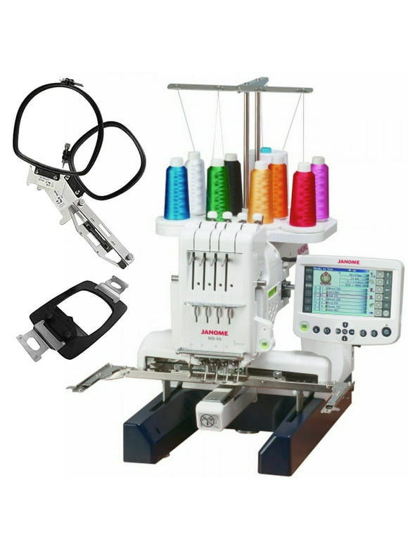 Janome MB4S Home Use 4-Needle Embroidery Machine w/ Free Bonus Package!