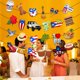 thumbnail image 4 of 4 Uds. Decoraciones Para Fiestas De Puerto Rico, Pancartas, Decoraciones Para Fiestas De Bad Bunny, Mini Pavas De Puerto Rico, 4 of 5