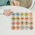 thumbnail image 1 of Juego de memori de habilidades cognitivas para niños de 3 años en adelante Juguete de desarrollo Sea Animales marinos perfke Ajedrez de memoria, 1 of 9