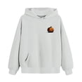 thumbnail image 4 of XXWXYD Girls Pullover Hoodie Sweatshirt Halloween Graphic Print Cute Long Sleeve Oversized Crewneck Fleece Soft For Toddler Kids 5-14Years Old Party Costum𝖾 Outfit, 4 of 5