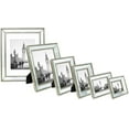 thumbnail image 6 of Isaac Jacobs 4x6 Silver Beveled Mirror Picture Frame for Tabletop Display, 6 of 7