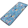 thumbnail image 6 of GZHJMY Kitchen Rugs,Funny Cartoon Snowman Non Slip Washable Cushioned Carpets Polyester AntiFatigue Comfort Porch Floor Mat Doormat Christmas Decoration, 39"x20", 6 of 6
