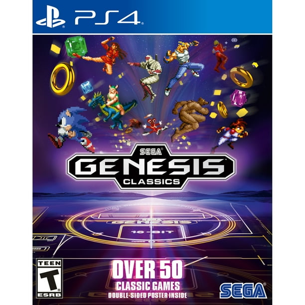 SEGA Genesis Classics, Sega, PlayStation 4, REFURBISHED/PREOWNED
