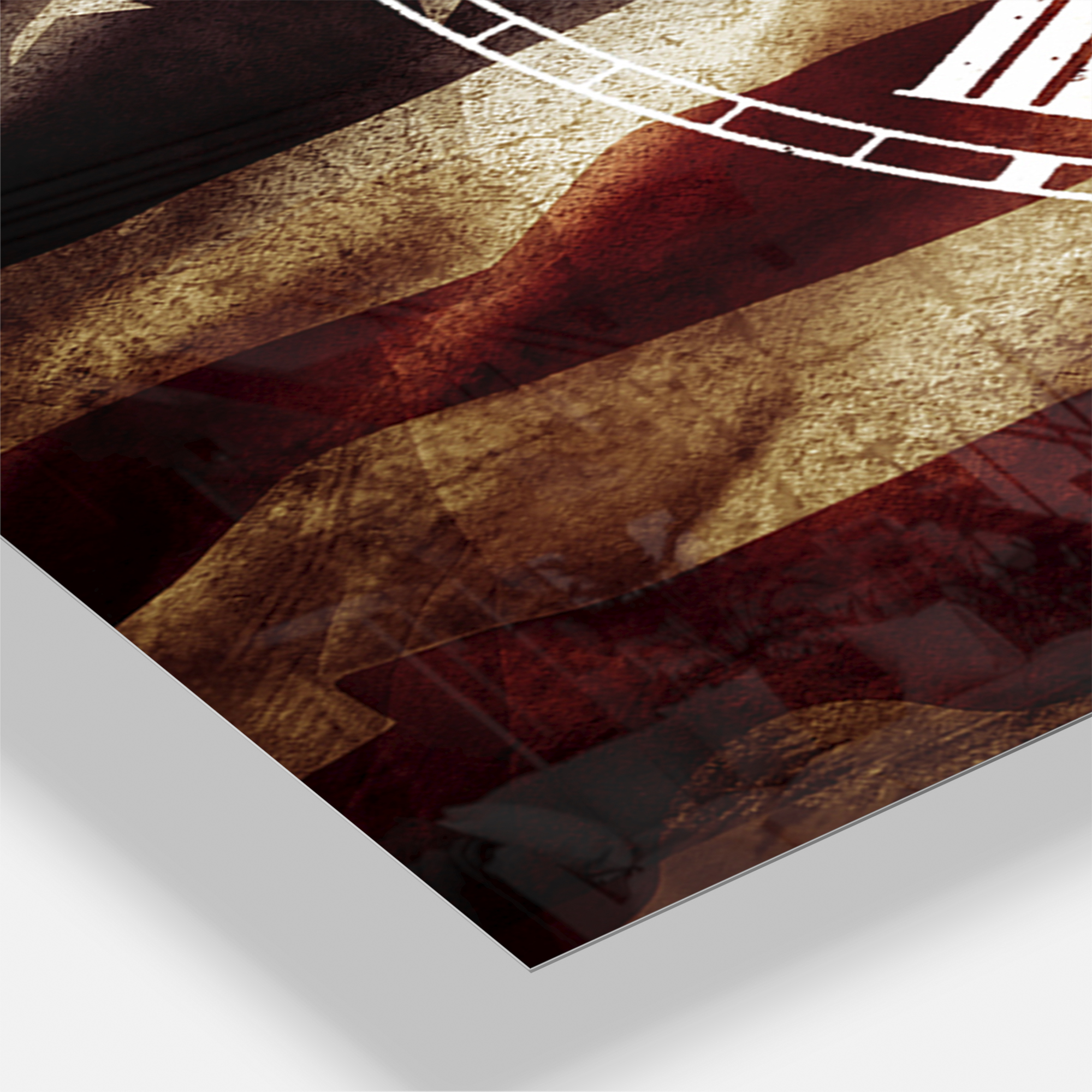 Designart 'American Flag' Traditional Wall Clock