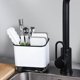 thumbnail image 5 of Sink Organizer, Kithchen Sponge Holder, Soap Brush Kichen Sink Accessorie Organizations Organizer S, 5 of 5