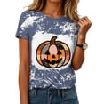 thumbnail image 6 of UAYOTSE Halloween Fashion Graphic Tshirt Women Crew Neck Short Sleeve Casual Holiday Top Size L, 6 of 6