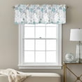 thumbnail image 5 of Rod Pocket Window Valances Summer Ocean Shell Starfish Short Kitchen Curtains Teal Gradient Coral Window Treatment Drapes for Bedroom Bathroom Living Room 56x16In,1 Panel, 5 of 9