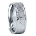 thumbnail image 1 of 950 Platinum Mens 7mm Flat Brushed Wedding Band, 1 of 2