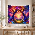 thumbnail image 5 of Fantastical Glowing Forest With Scene Massive Arching Tree, Mystical Fantasy for Space Lovers, Galaxy Room Decor, Mother's Day Gift, Tapestry Wall Hanging for Bedroom and Dorm, 5 of 7