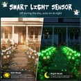 thumbnail image 4 of Luces solares para Halloween con forma de ojo JITOOW, paquete de 4 unidades, IP65, impermeables, 4 of 6