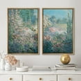 thumbnail image 2 of IDEA4WALL Framed Canvas Print Wall Art Set Multicolor Flower Floral Botanical Fine Art Dark Academia Wall Decor Classic Pastel Artwork for Living Room, Bedroom, Office - 24"x36"x2 Natural, 2 of 5