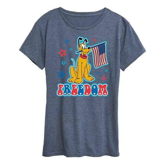 Disney - Pluto Freedom - Women's Short Sleeve Graphic T-Shirt