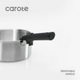 thumbnail image 7 of Carote 7 Pcs Stainless Steel Saucepan Set, Saucepans with Detachable Handle, Oven Safe, Induction Ready, Stackable Cookware, Kitchen Cooking Set, 7 of 7