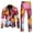 Hot Pink, variant on Mens Printed Button Long Sleeve Coat and Pants Two Piece Suit with Multi Pockets Slim Fit Floral Dinner Sport Coat Blazers for Holiday Party Events