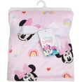 thumbnail image 2 of Disney Minnie Mouse Reversible Baby Blanket, 2 of 5
