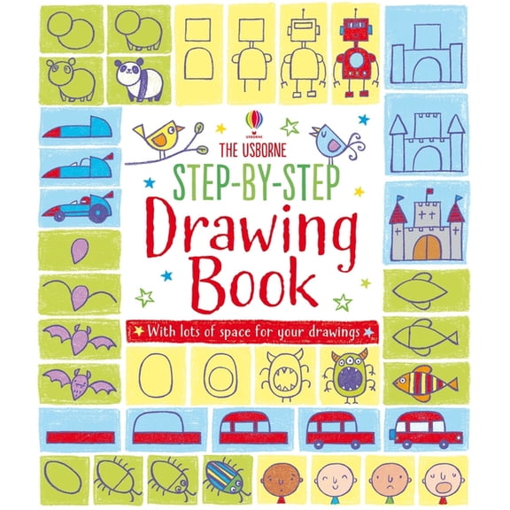 Step-By-Step Drawing Step-By-Step Drawing Book, (Paperback)