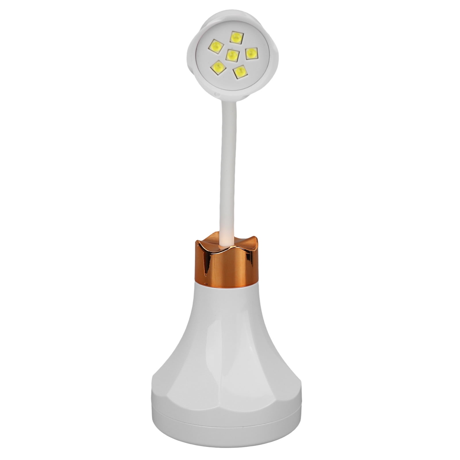 UV LED Nail Lamp Portable Home Nail Salon Rose Shaped 360 Degree Rotatable Hands Free Nail Dryer Decoration