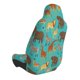 thumbnail image 2 of Balery Cute Animals Funda de Asiento para Auto con Diseño - Cubierta Frontal Suave y Transpirable con Protector Antideslizante- 1 Unidad, 2 of 5