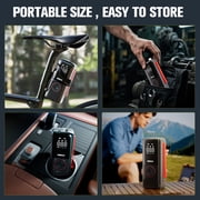 GOOLOO A6 LITE Tire Inflator Portable Air Compressor,160PSI & 7500mAh Cordless Air Pump with Auto Shut-Off & Digital Gauge,3X Faster Inflation & LED Light for Car Tires,Motorcycles,Bikes,SUV