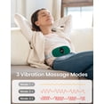 thumbnail image 4 of iDOO Cordless Heating Pad for Period Cramps, 3 Heat Setting, 3 Massage Modes,Birthday Mothers Day Gifts for Girlfriend Mom Wife Women, FSA HSA Eligible, Green, 4 of 9